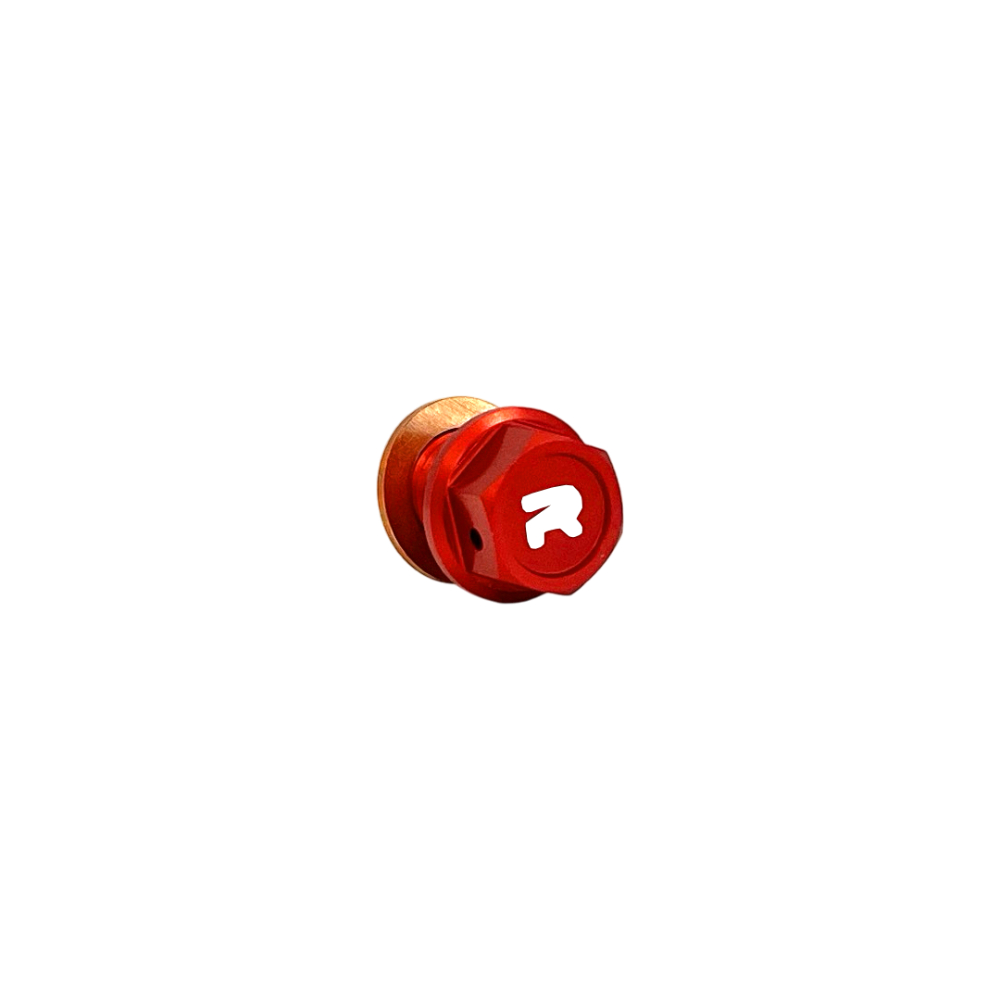 Magnetic oil drain plug Honda CR 125 (02-07) red DS89.1009R