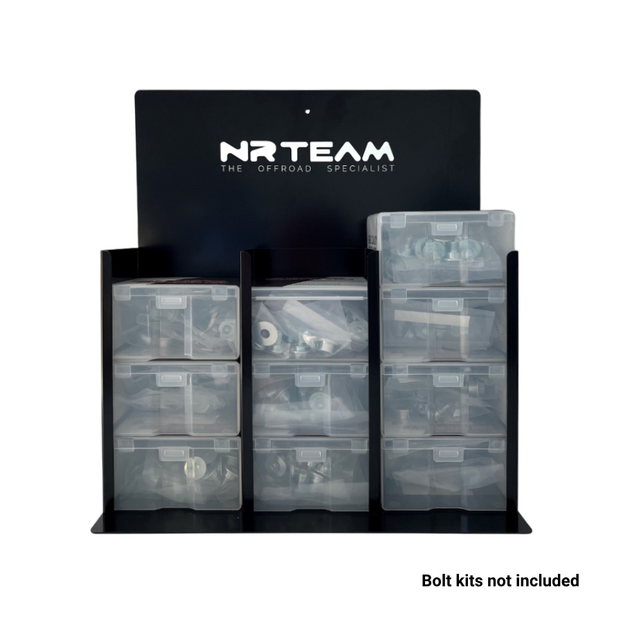 Aluminum display for bolt kits NRTeam Aluminum display for bolt kits NRTeam