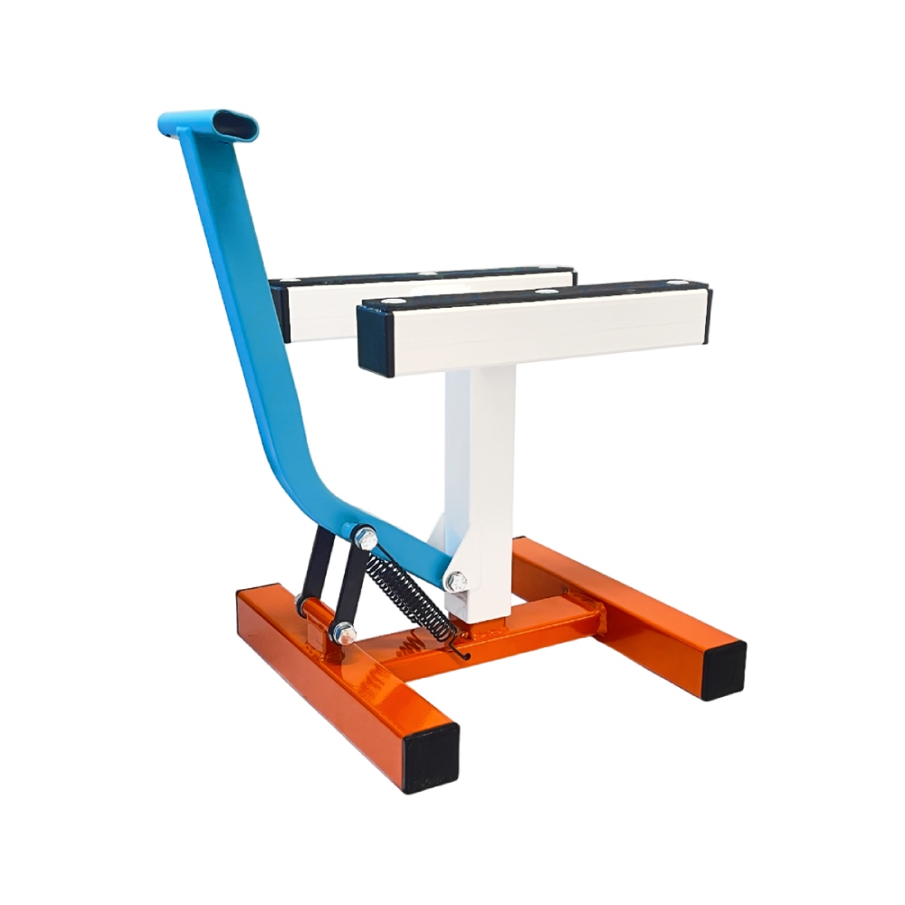 Motorcycle lift stand NRTeam evo - orange/white/light blue Motorcycle lift stand NRTeam evo - orange/white/light blue