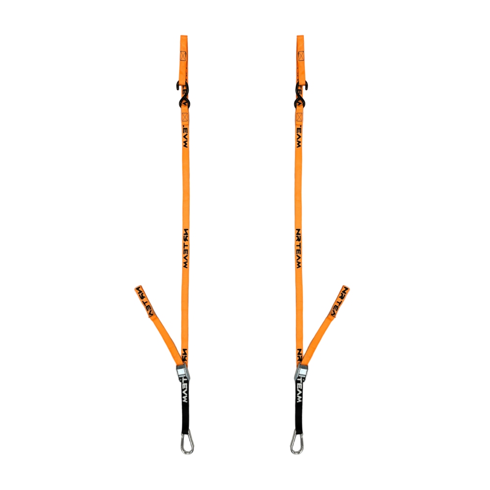 Pair of motorcycle straps Pull Up 25mm orange Pair of motorcycle straps Pull Up 25mm orange