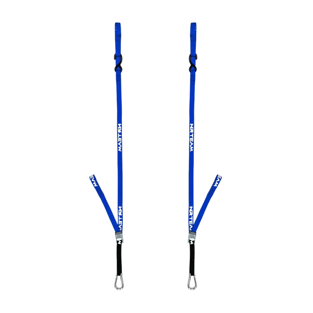 Pair of motorcycle straps Pull Up 25mm blue Pair of motorcycle straps Pull Up 25mm blue