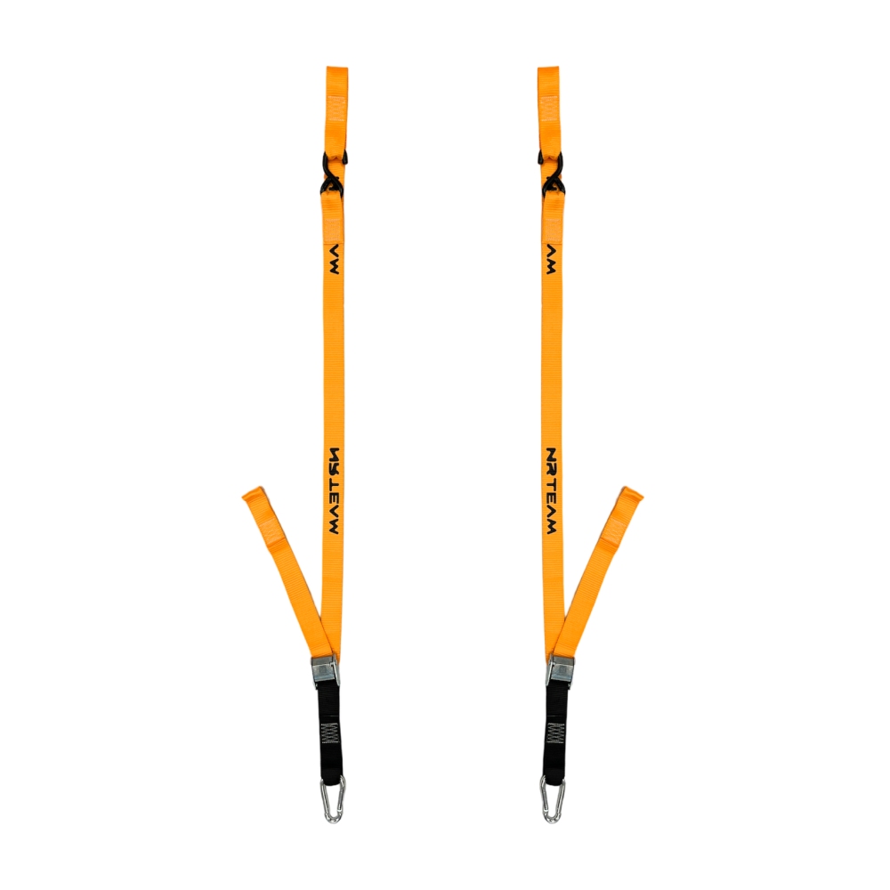 Pair of motorcycle straps Pull Up 38mm orange Pair of motorcycle straps Pull Up 38mm orange
