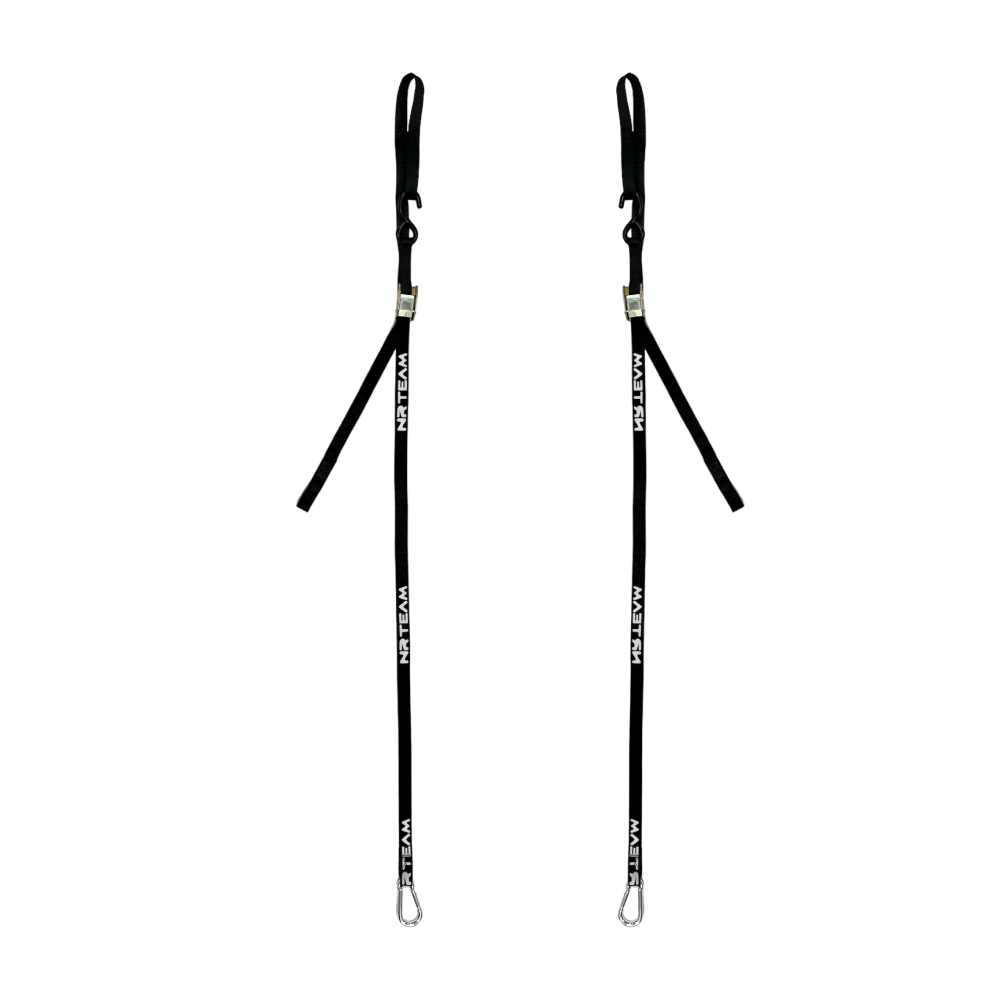 Pair of motorcycle straps Tie Down 25mm black Pair of motorcycle straps Tie Down 25mm black