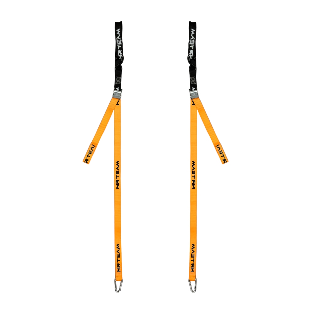 Pair of motorcycle straps Tie Down 38mm orange Pair of motorcycle straps Tie Down 38mm orange
