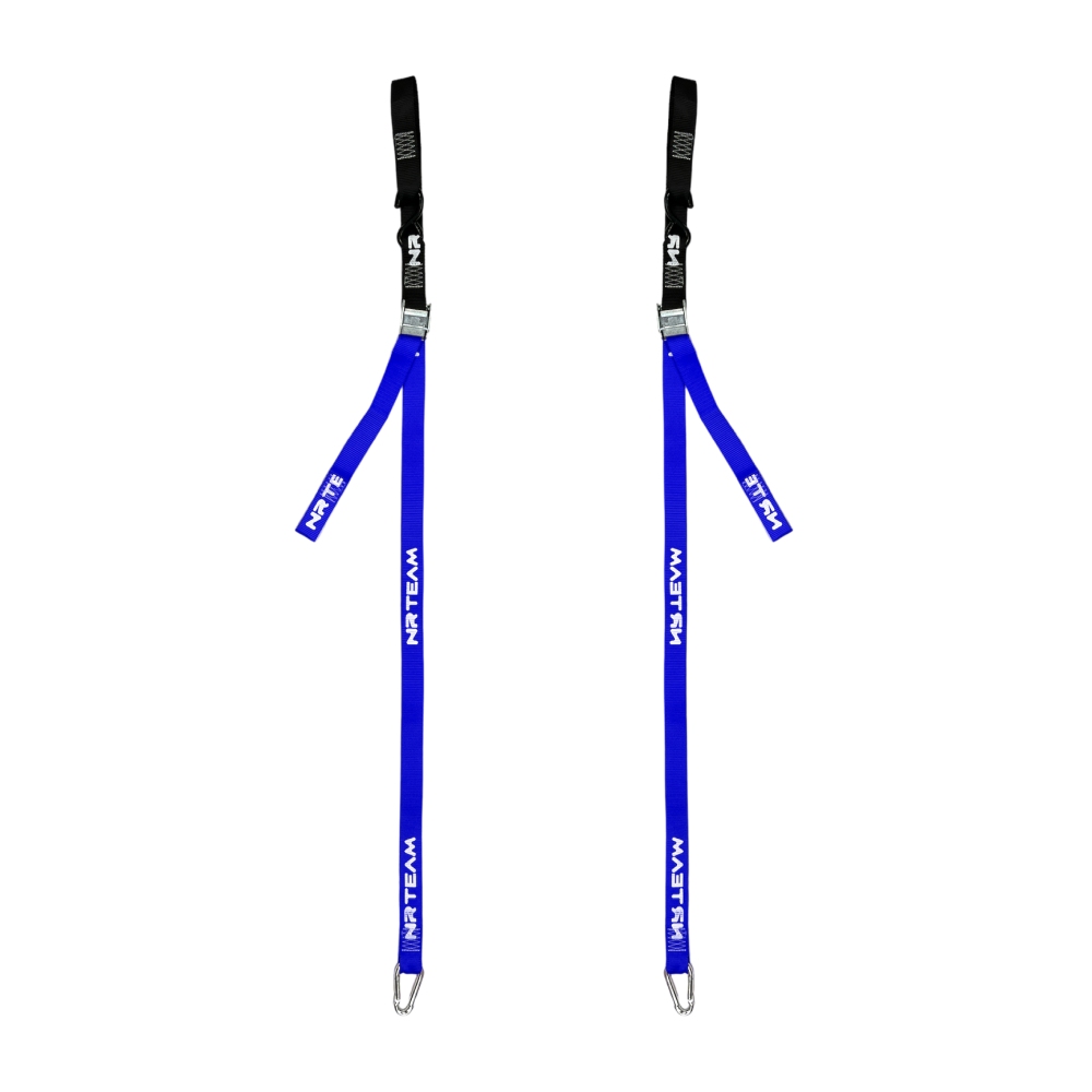 Pair of motorcycle straps Tie Down 38mm blue Pair of motorcycle straps Tie Down 38mm blue