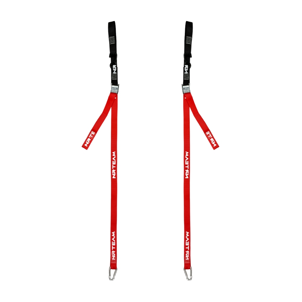 Pair of motorcycle straps Tie Down 38mm red Pair of motorcycle straps Tie Down 38mm red