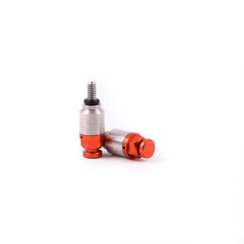 Pair of quick-release fork bleeders M4x0.7 orange Pair of quick-release fork bleeders M4x0.7 orange