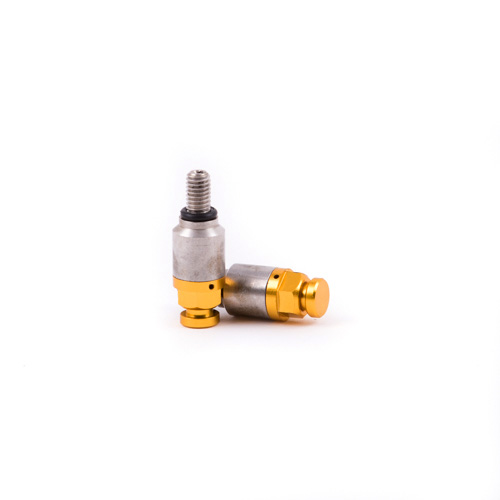 Pair of quick-release fork bleeders M5x0.8 gold Pair of quick-release fork bleeders M5x0.8 gold