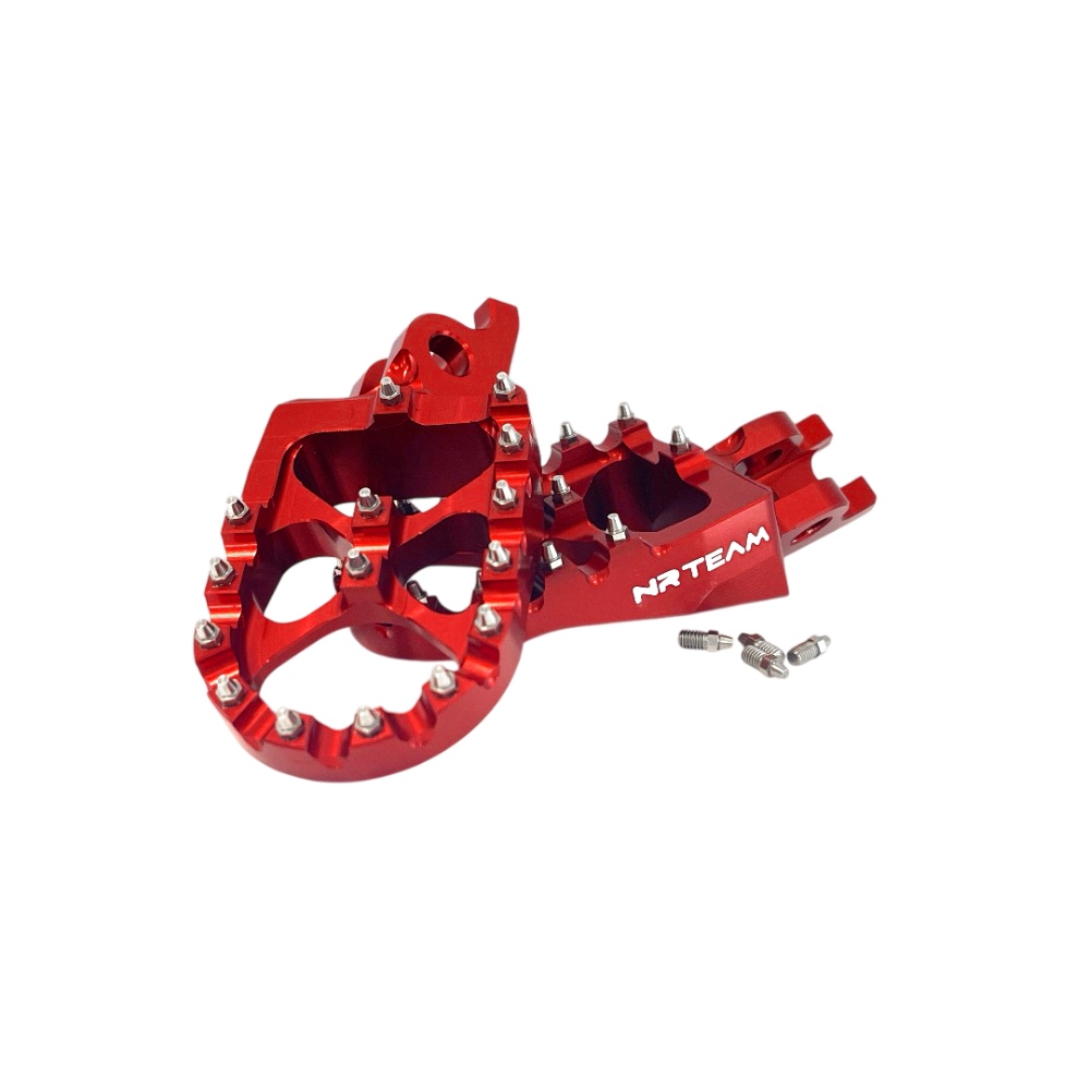 Footpegs Ergal Honda CR 250 (02-07) red DS98.0791R
