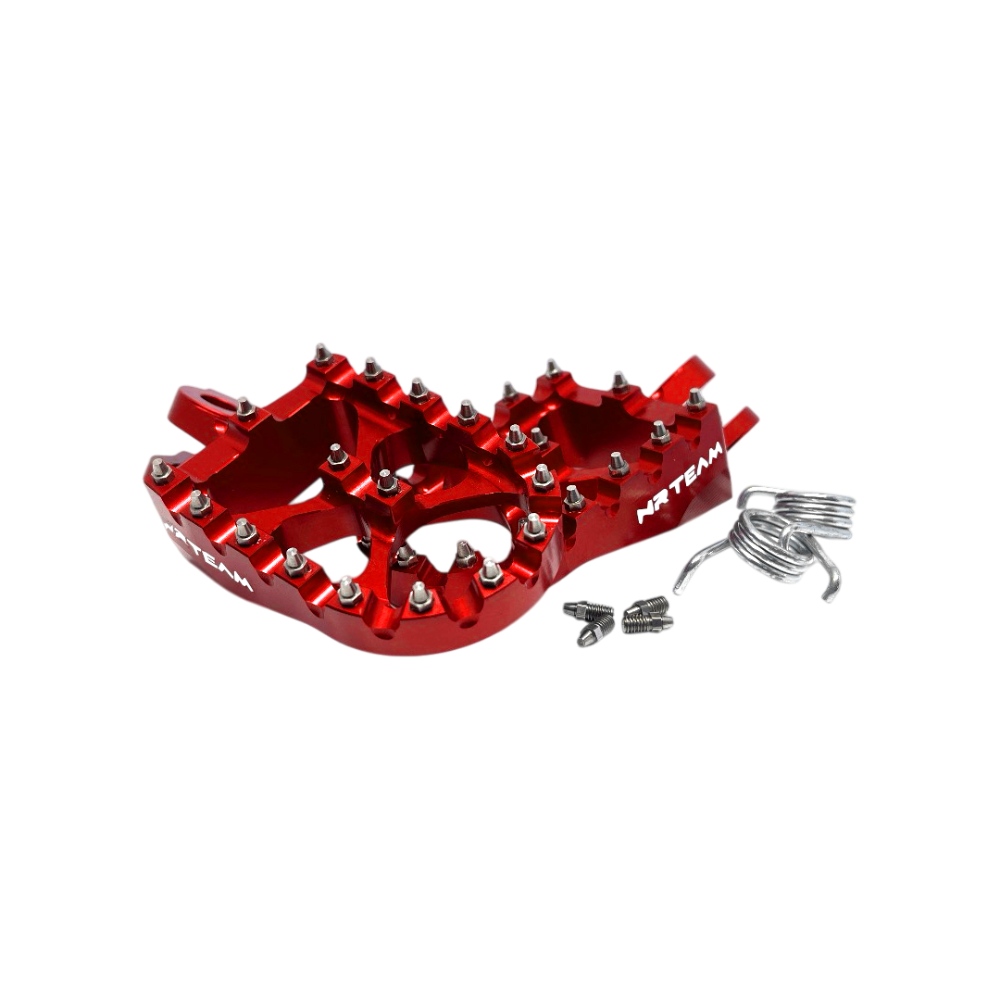 Footpegs Ergal Suzuki RMZ 450 (08-10) red DS98.0796R
