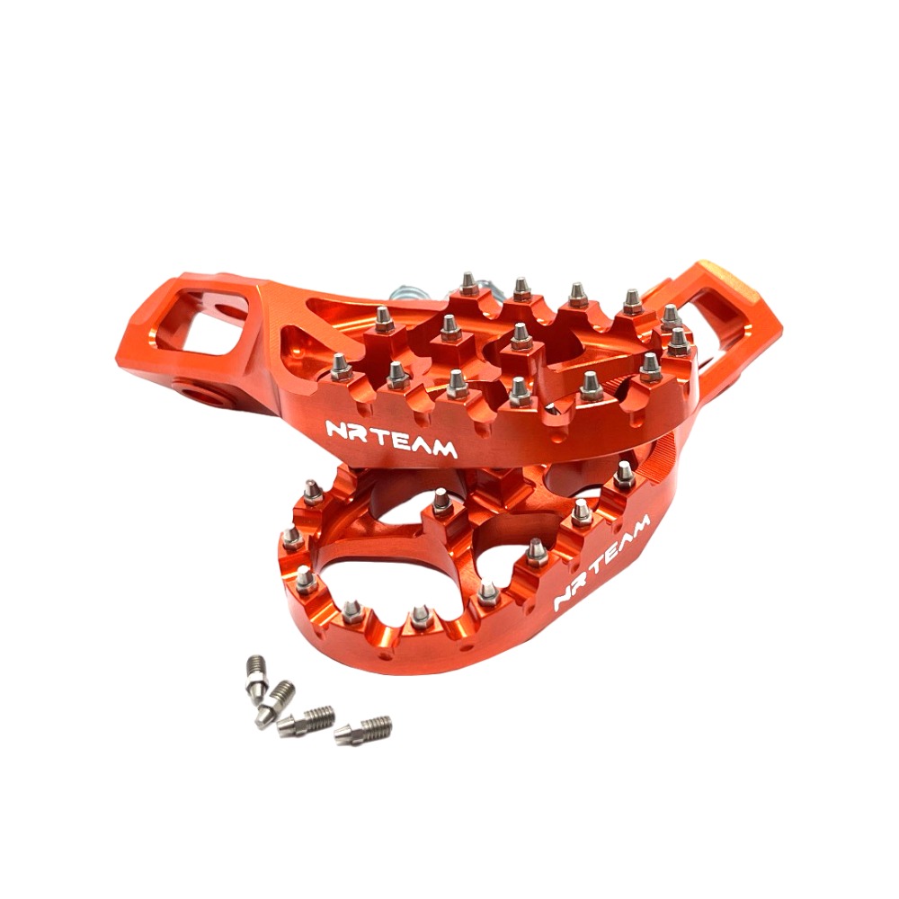 Footpegs Ergal Husqvarna 150 TE (24-25) orange DS98.7925A