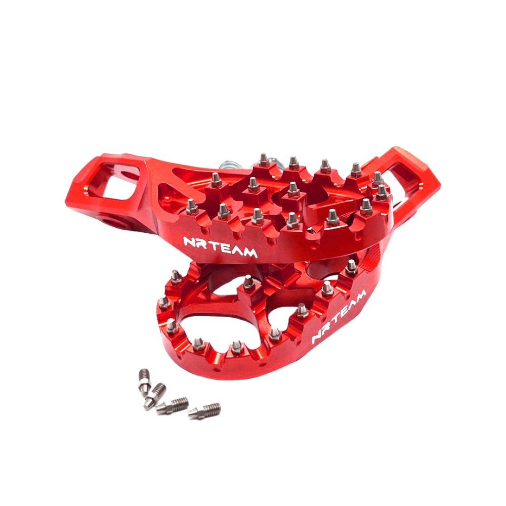 Footpegs Ergal KTM 300 SX (23-26) red DS98.7925R