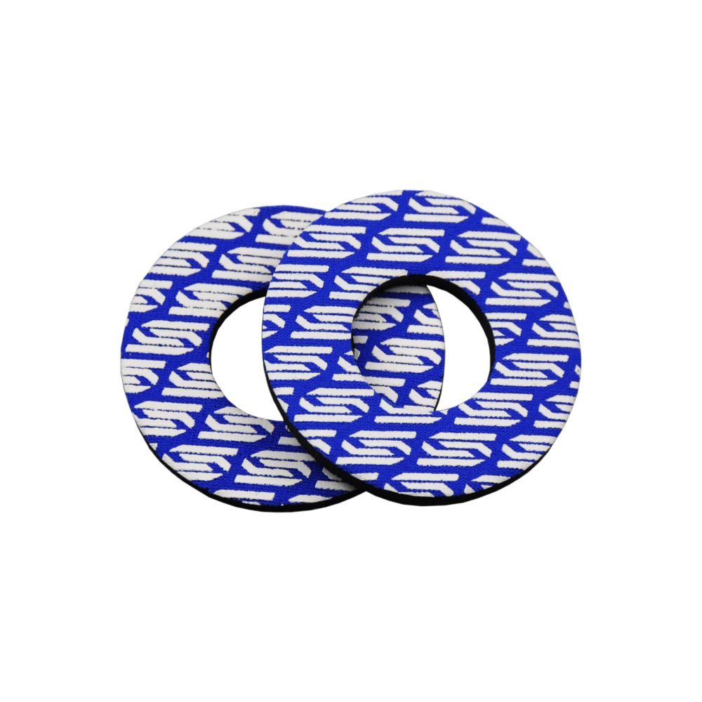 Pair of grip donuts Scar blue