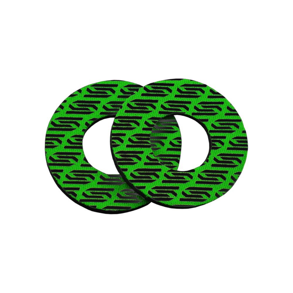 Pair of grip donuts Scar green