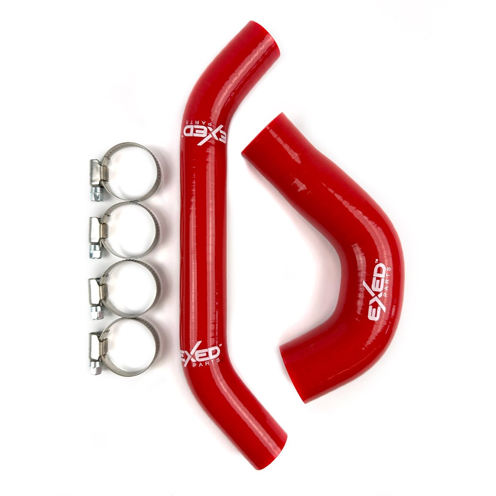 Radiator hoses Gasgas 300 EC (24-26) red - Exed E-SH-K3-R