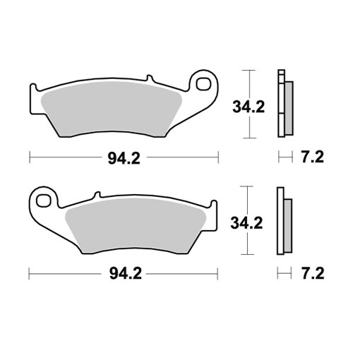 Brake pads Galfer Beta RR 450 (05-14) front standard FD164G1396