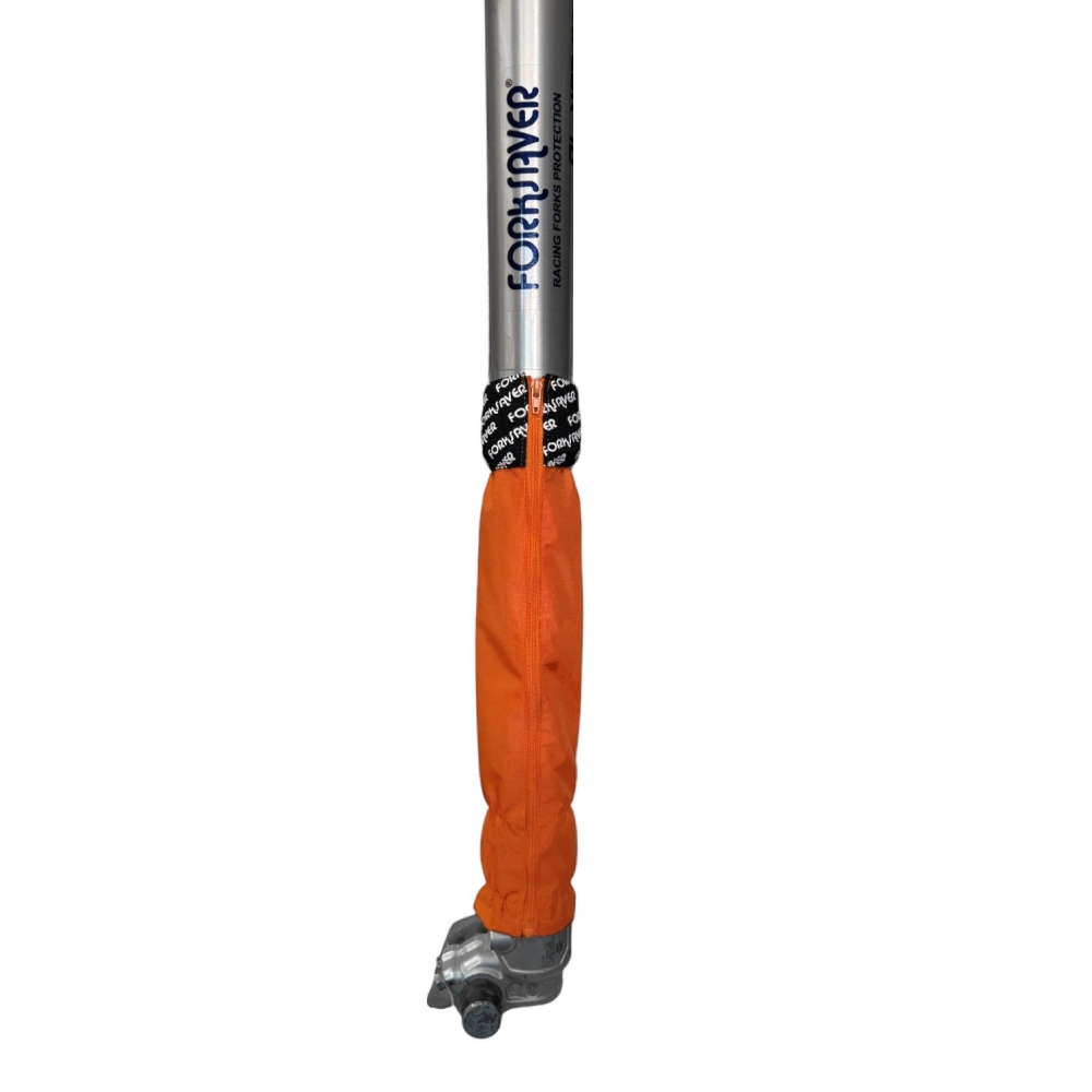Forksaver fork covers with zip for fork tubes from 45 mm to 48 mm orange Forksaver fork covers with zip for fork tubes from 45 mm to 48 mm orange