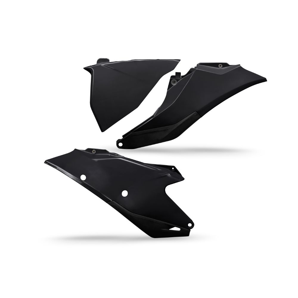 Side number plates Gasgas 250 MC-F (21-23) black GG07129-001