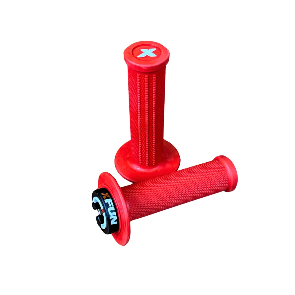 Pair of Grips Lock-On XFun - red