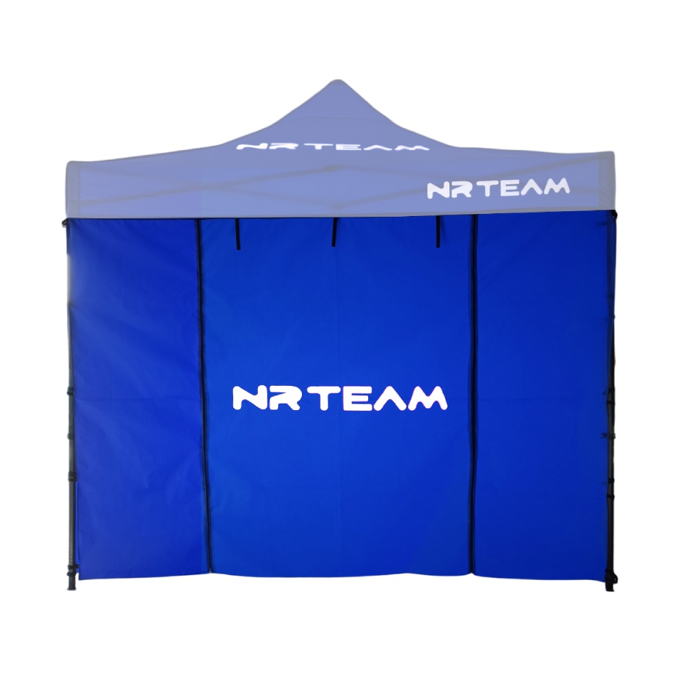 Gazebo front wall with door - blue Gazebo front wall with door - blue