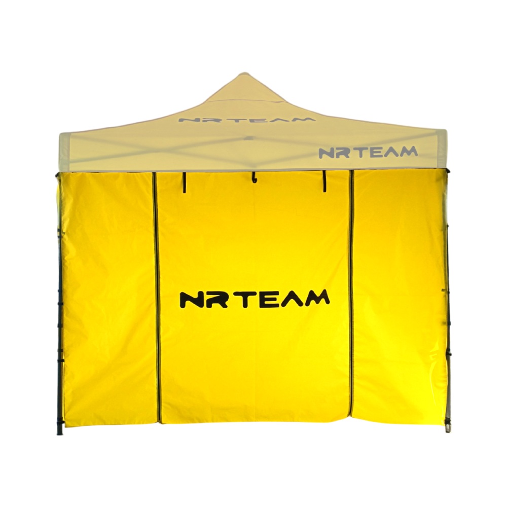 Gazebo front wall with door - yellow Gazebo front wall with door - yellow