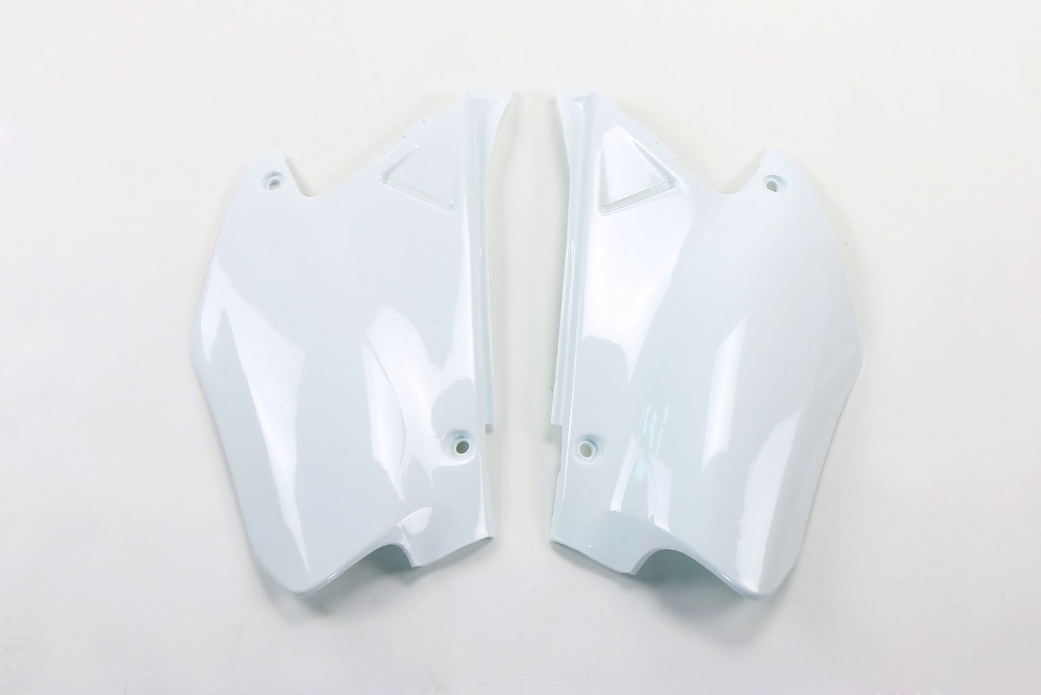 Side number plates Honda CR 125 (00-01) white* HO03665-041
