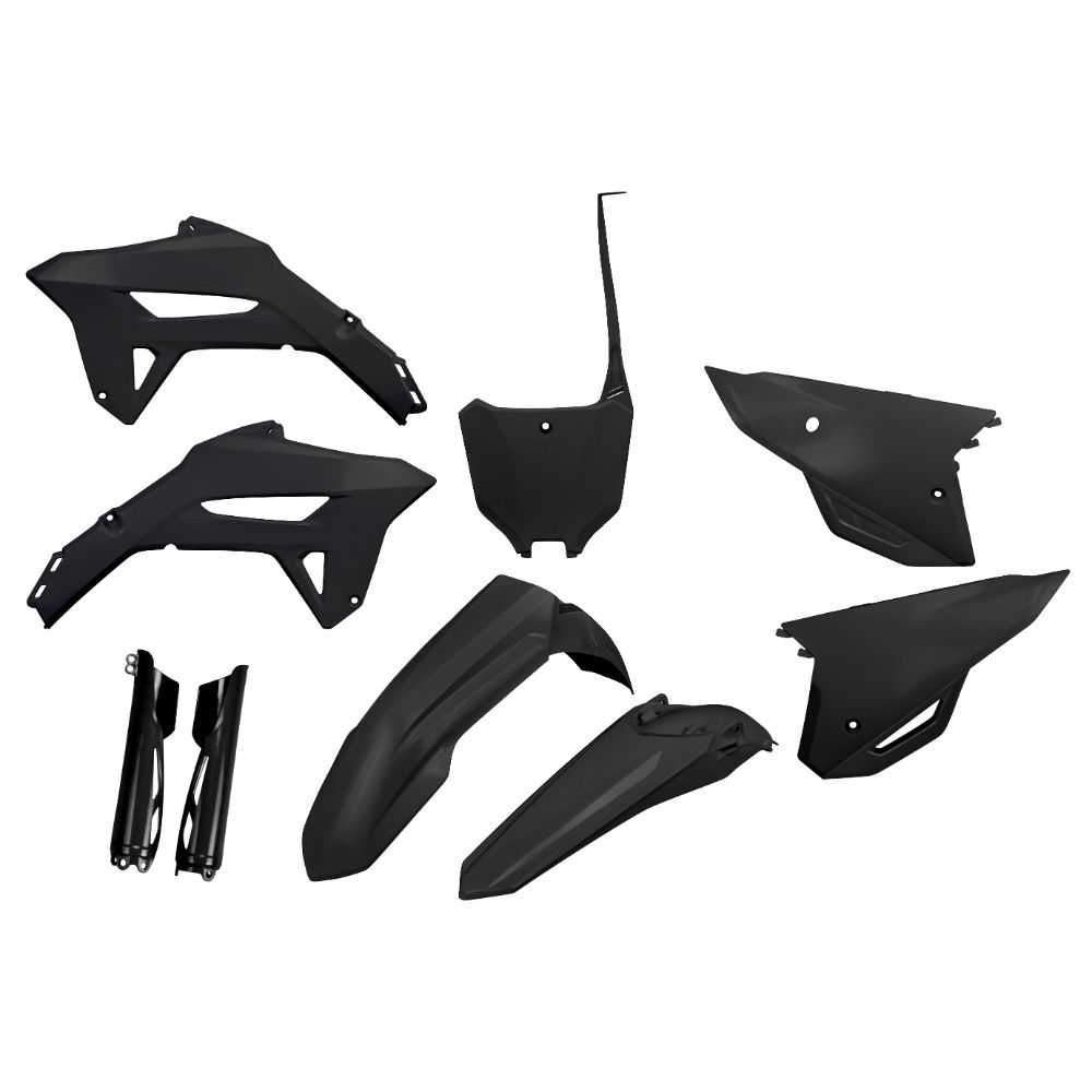 Plastics kit Honda CRF 250 R (22-24) - colour black HOKIT125F-001