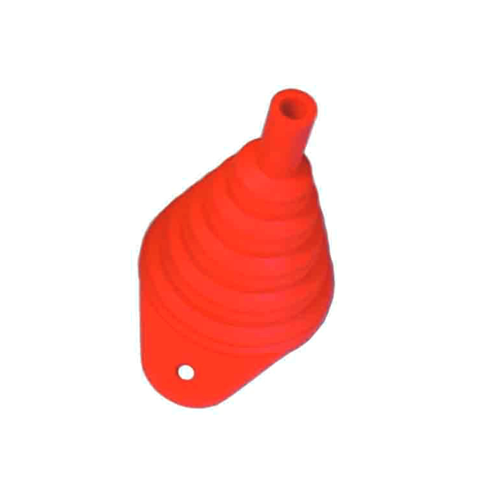 Foldable silicone funnel red Foldable silicone funnel red