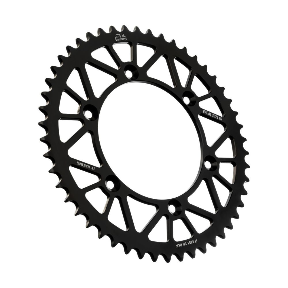 Rear sprocket JT ergal Fantic 300 XE (24-25) 50 teeth black JTA251.50BLK