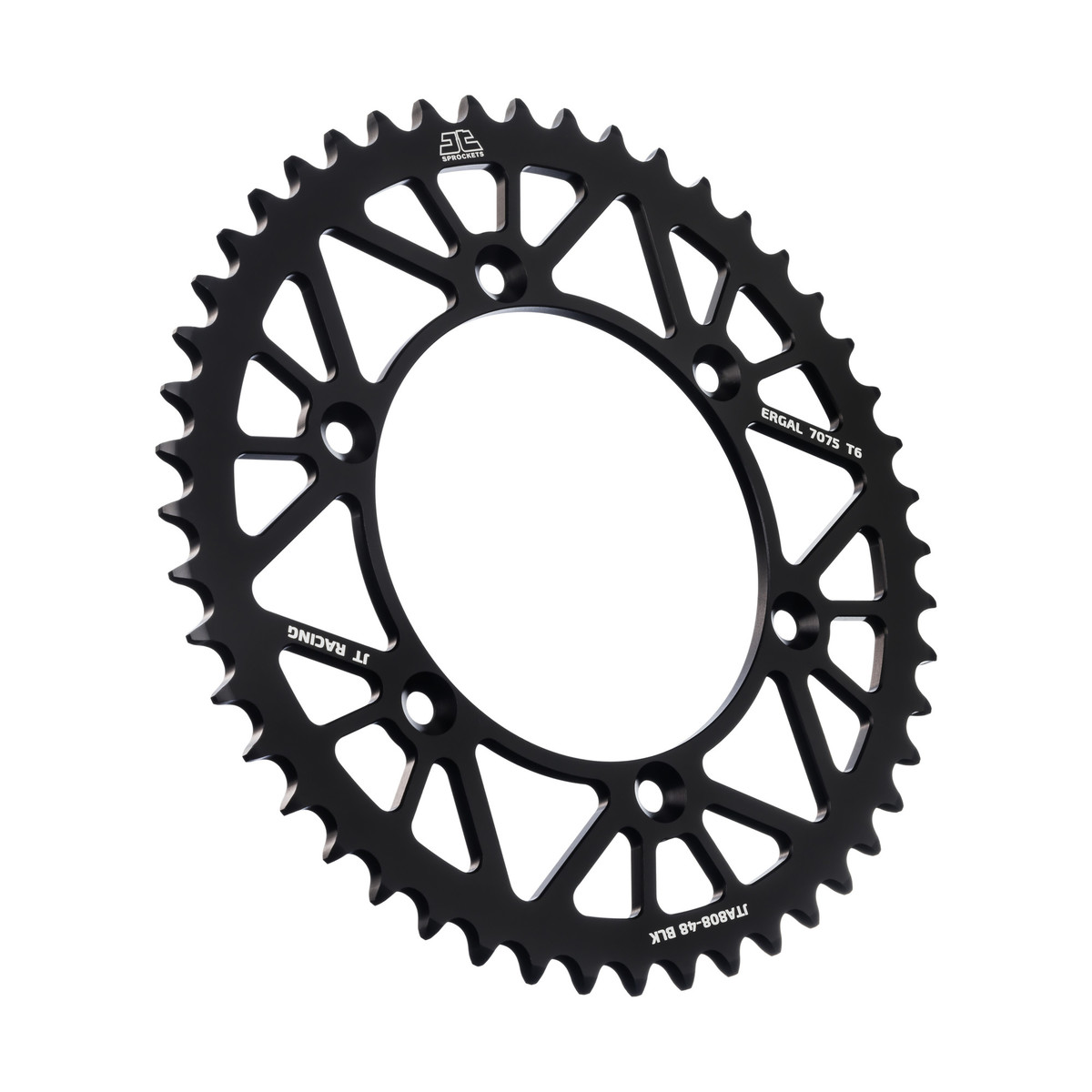 Rear sprocket JT ergal Suzuki RM 125 (89-12) 48 teeth black JTA808.48BLK