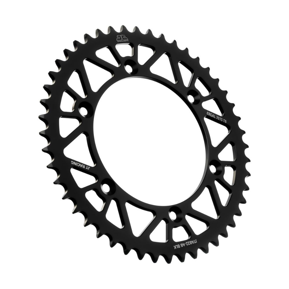 Rear sprocket JT ergal Beta RR 498 (12) 48 teeth black JTA822.48BLK