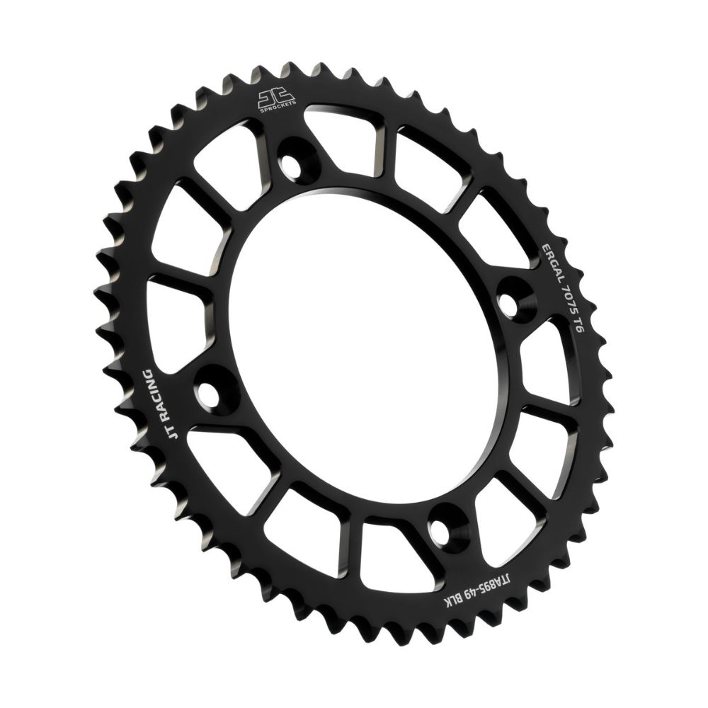 Rear sprocket JT ergal KTM 85 SX (03-25) 49 teeth pitch 428 black JTA895.49BLK