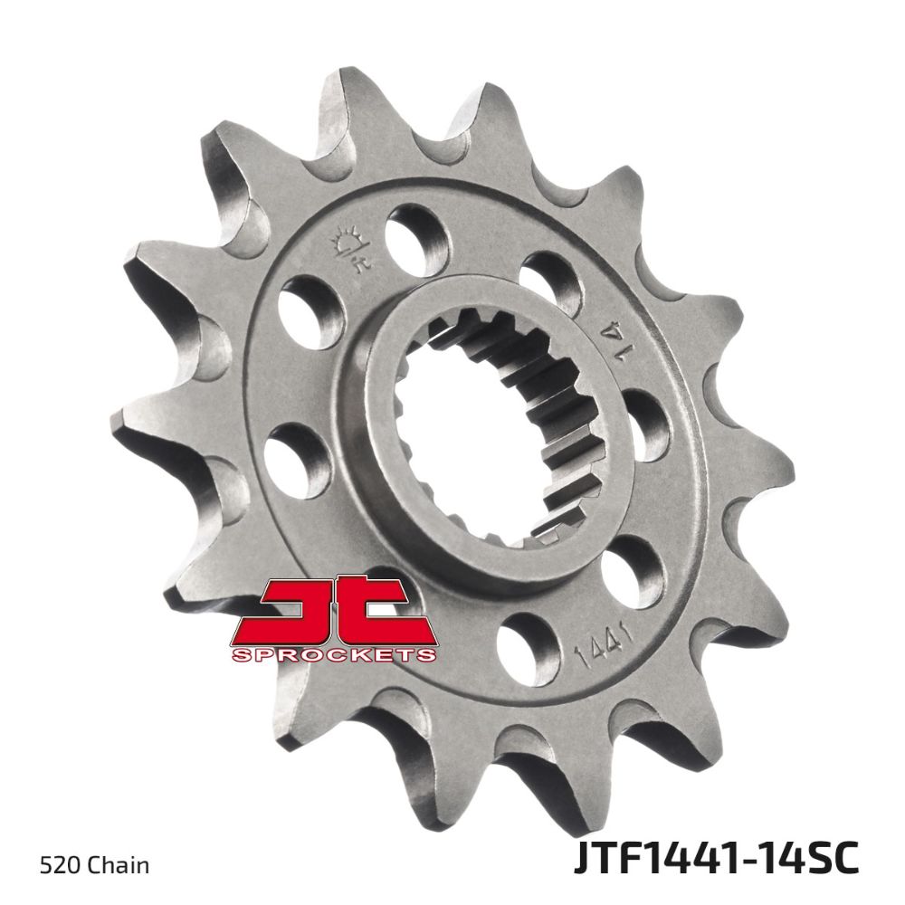 Front sprocket JT Suzuki RMZ 450 (06-12) 14 teeth anti-mud JTF1441.14SC