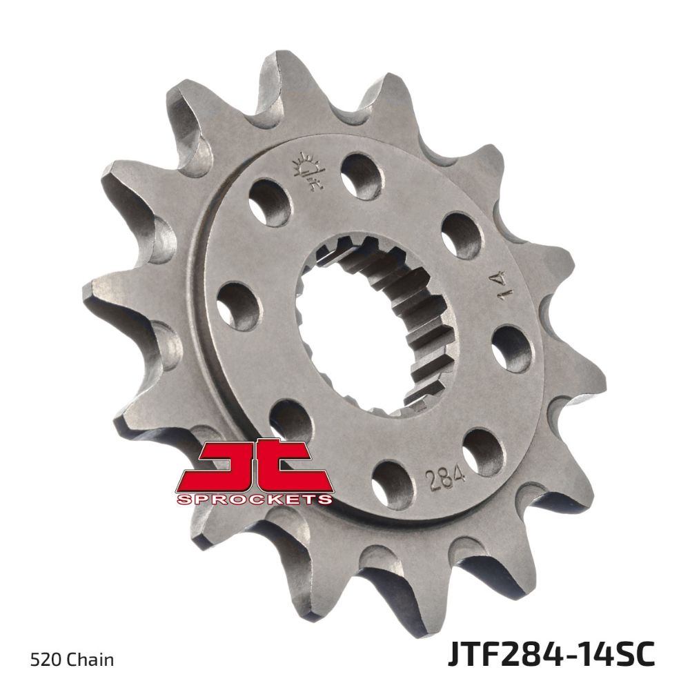 Front sprocket JT Honda CRF 450 X (05-16) 14 teeth anti-mud JTF284.14SC