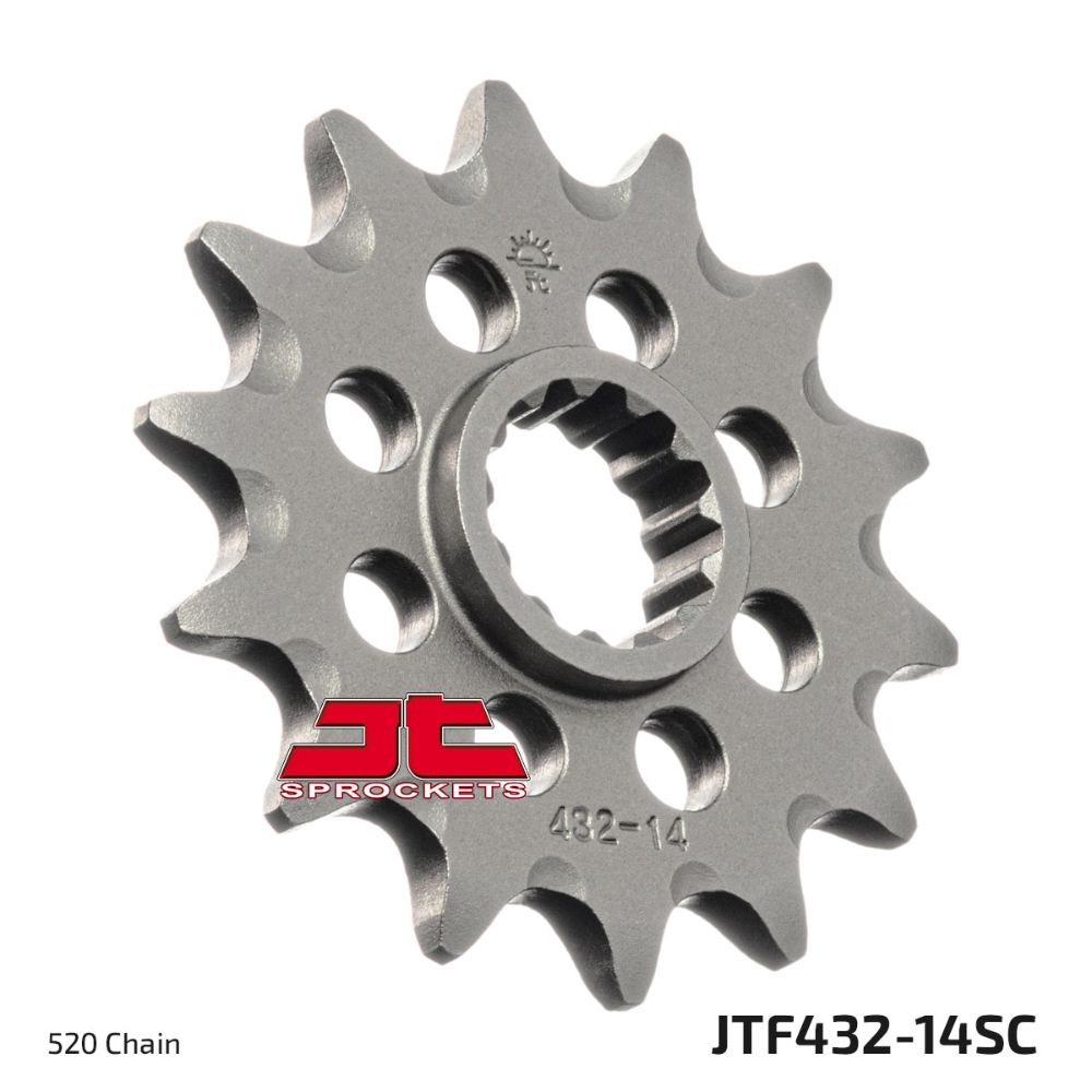 Front sprocket JT Suzuki RM 250 (89-12) 14 teeth anti-mud JTF432.14SC