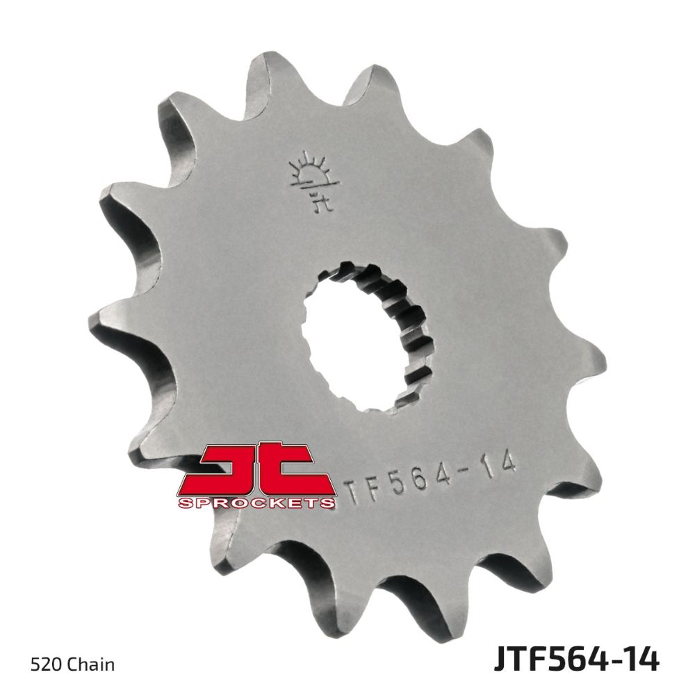 Front sprocket JT Yamaha YZ 125 (87-04) 14 teeth JTF564.14