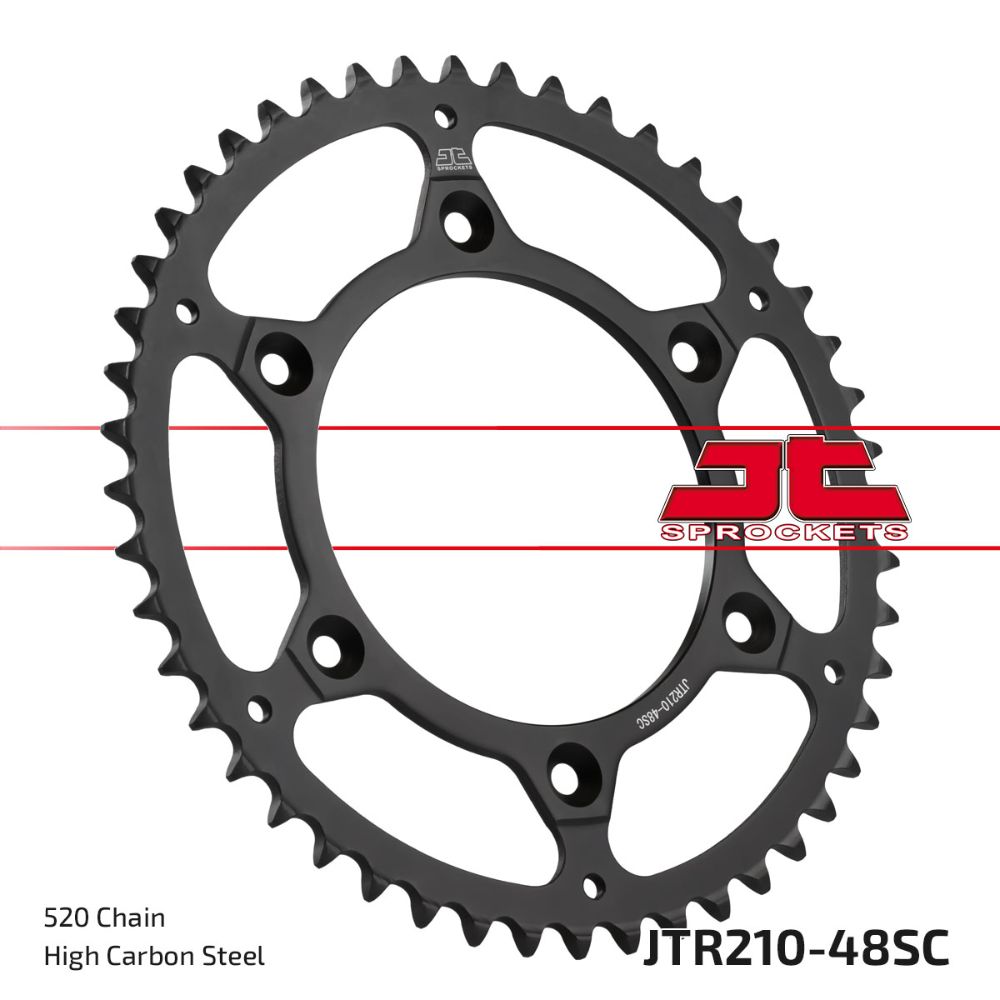 Rear sprocket JT steel Beta RR 250 (13-25) 48 teeth self-cleaning JTR210.48SC