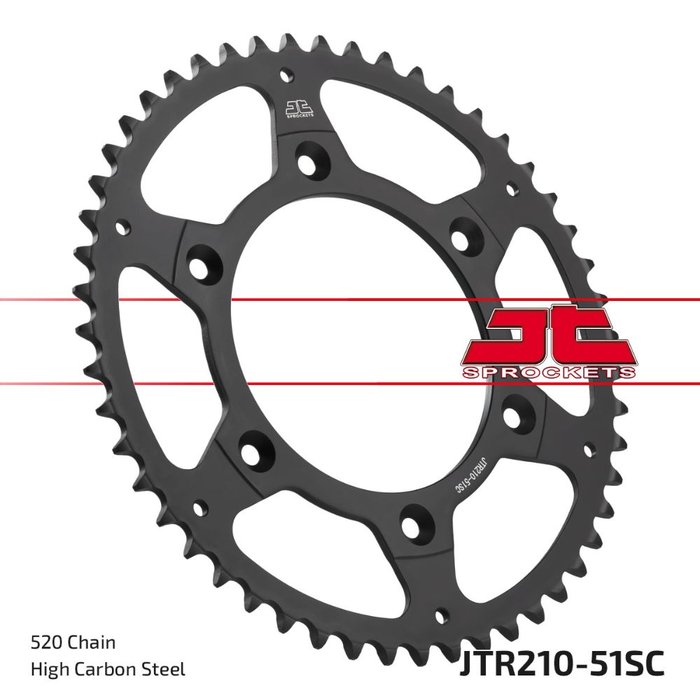 Rear sprocket JT steel Beta Xtrainer 300 (15-25) 51 teeth self-cleaning JTR210.51SC