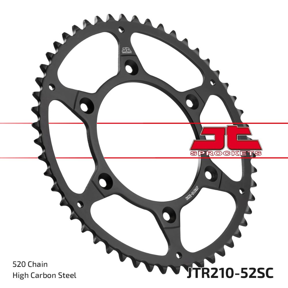 Rear sprocket JT steel Beta RR 480 (15-25) 52 teeth self-cleaning JTR210.52SC