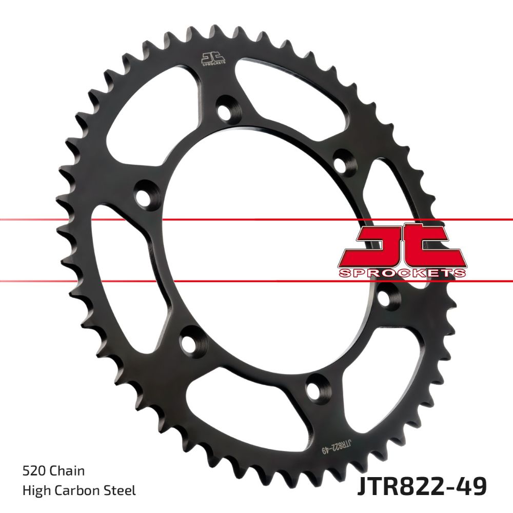 Rear sprocket JT steel Beta RR 498 (12) 49 teeth JTR822.49