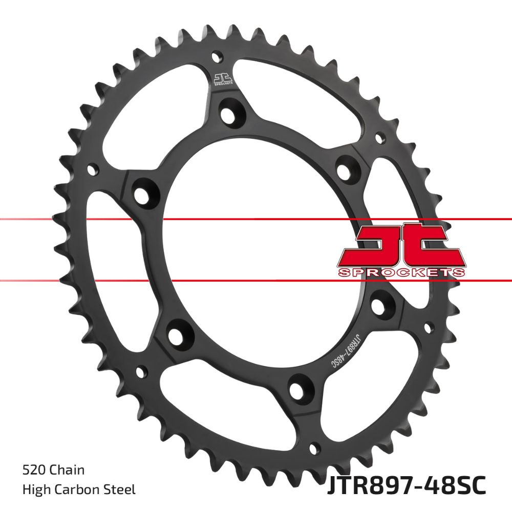 Rear sprocket JT steel Husaberg 250 FE (13-14) 48 teeth self-cleaning JTR897.48SC