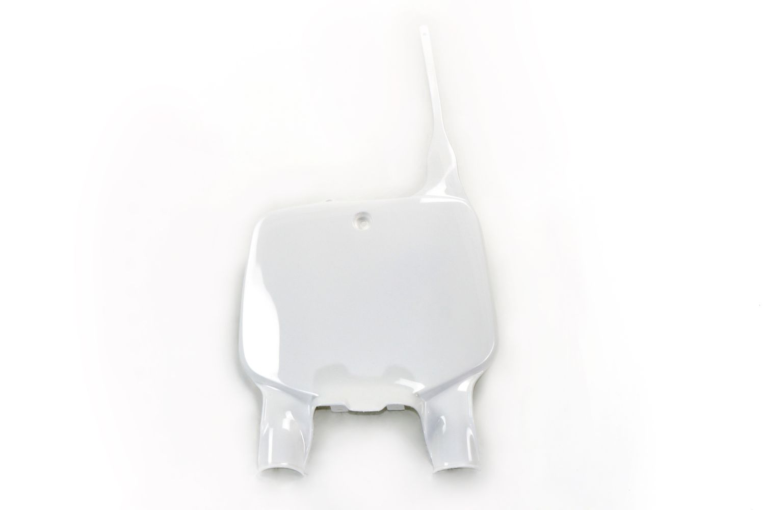 Number plate front Kawasaki KX 250 (96-02) white* KA03701-047