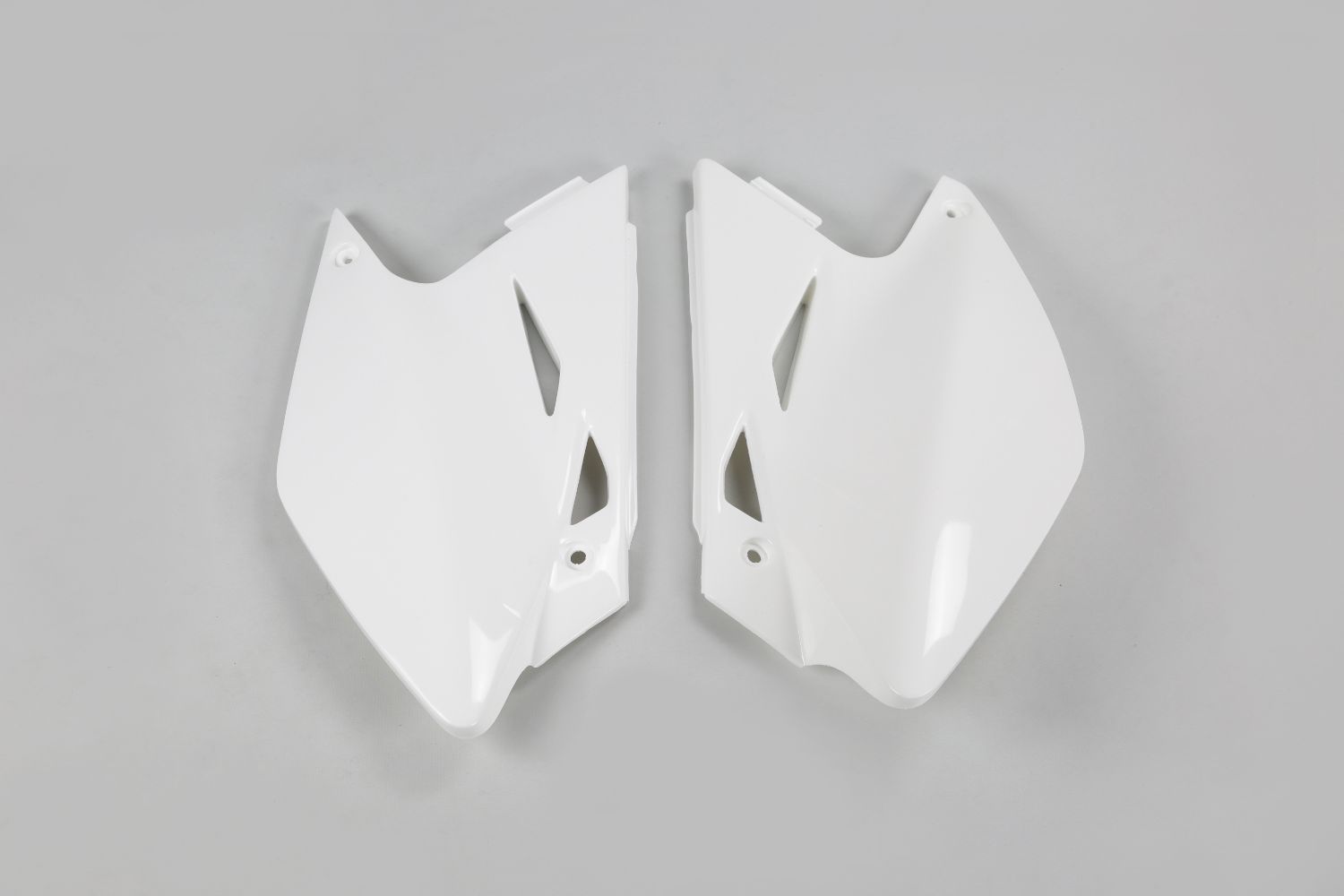 Side number plates Kawasaki KX 450 F (06-08) white* KA03771-047