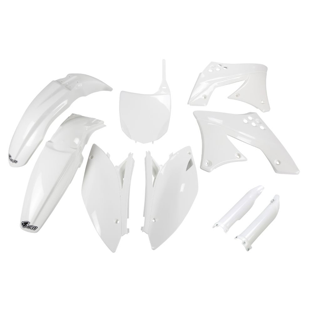 Plastics kit Kawasaki KX 250 F (09-12) - colour white KAKIT212F-047