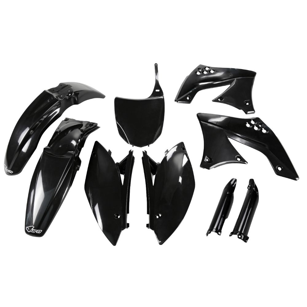Plastics kit Kawasaki KX 450 F (09-11) - colour black KAKIT213F-001