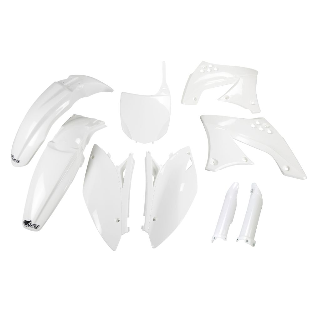 Plastics kit Kawasaki KX 450 F (09-11) - colour white KAKIT213F-047