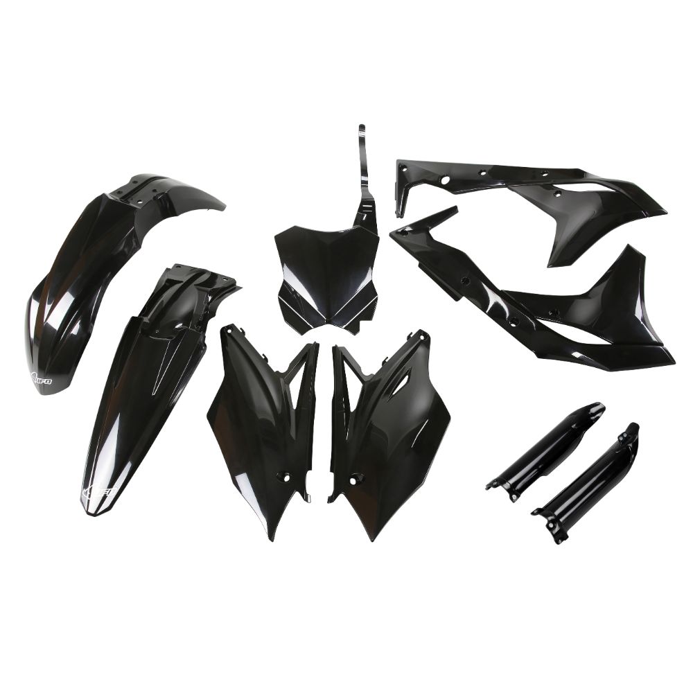 Plastics kit Kawasaki KX 250 F (18-20) - colour black KAKIT225F-001