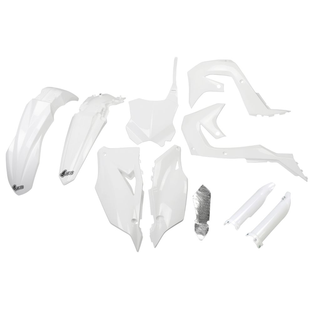 Plastics kit Kawasaki KX 250 F (21-24) - colour white KAKIT227F-047