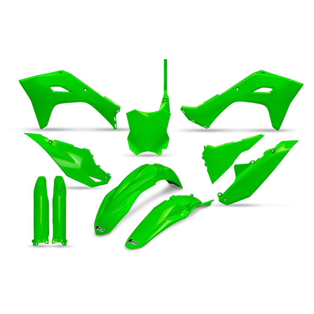 Plastics kit Kawasaki KX 450 F (24-26) - colour neon green KAKIT231F-AFLU