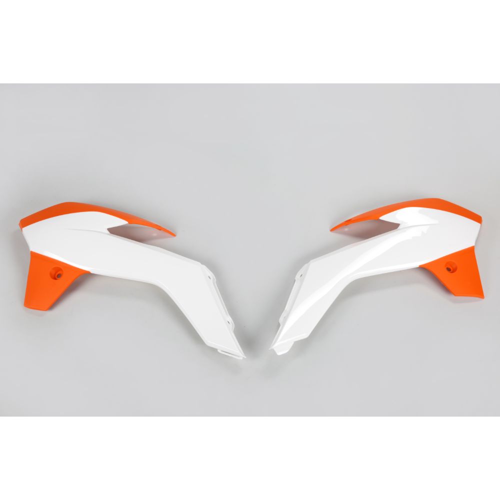 Radiator Shrouds KTM 85 SX (13-17) white and orange* KT04042-999W